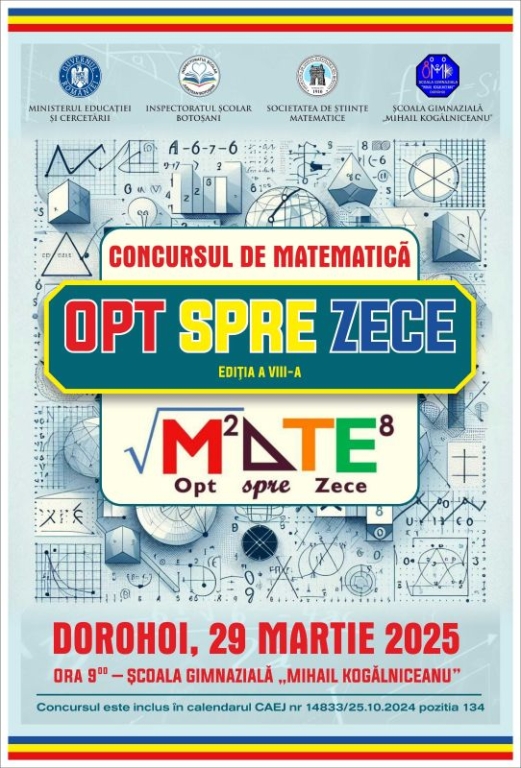 Concursul „Opt spre Zece” 2025